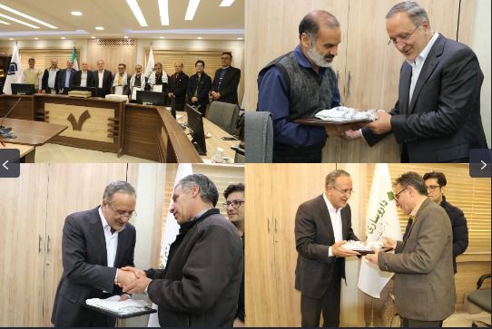 مراسم بزرگداشت و تجلیل از جانبازان شرکت