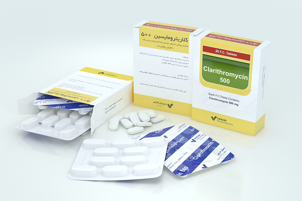 کلاریترومایسین – CLARITHROMYCIN